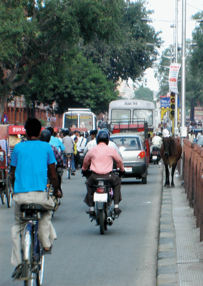 Dans les rues de Bombay